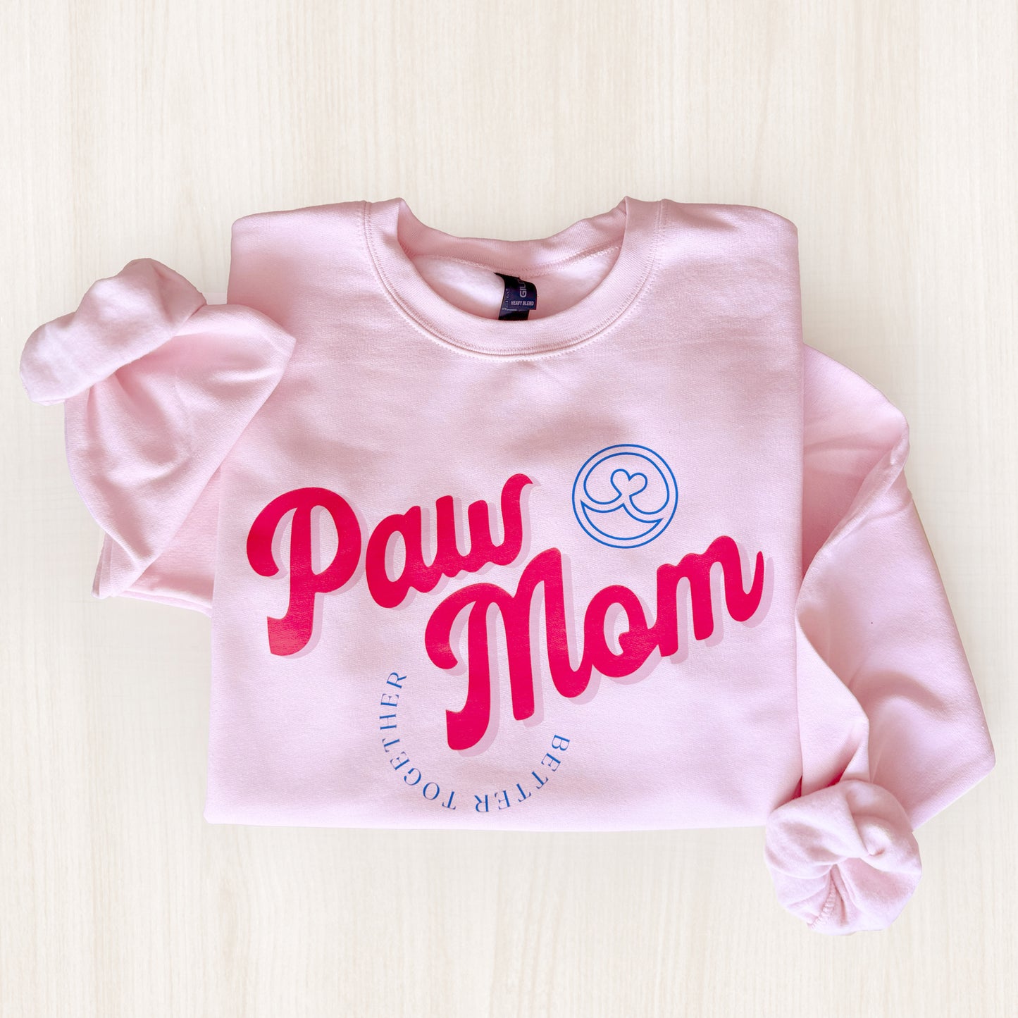Paw Mom Sweatshirt | Dog Mom Graphic Crewneck