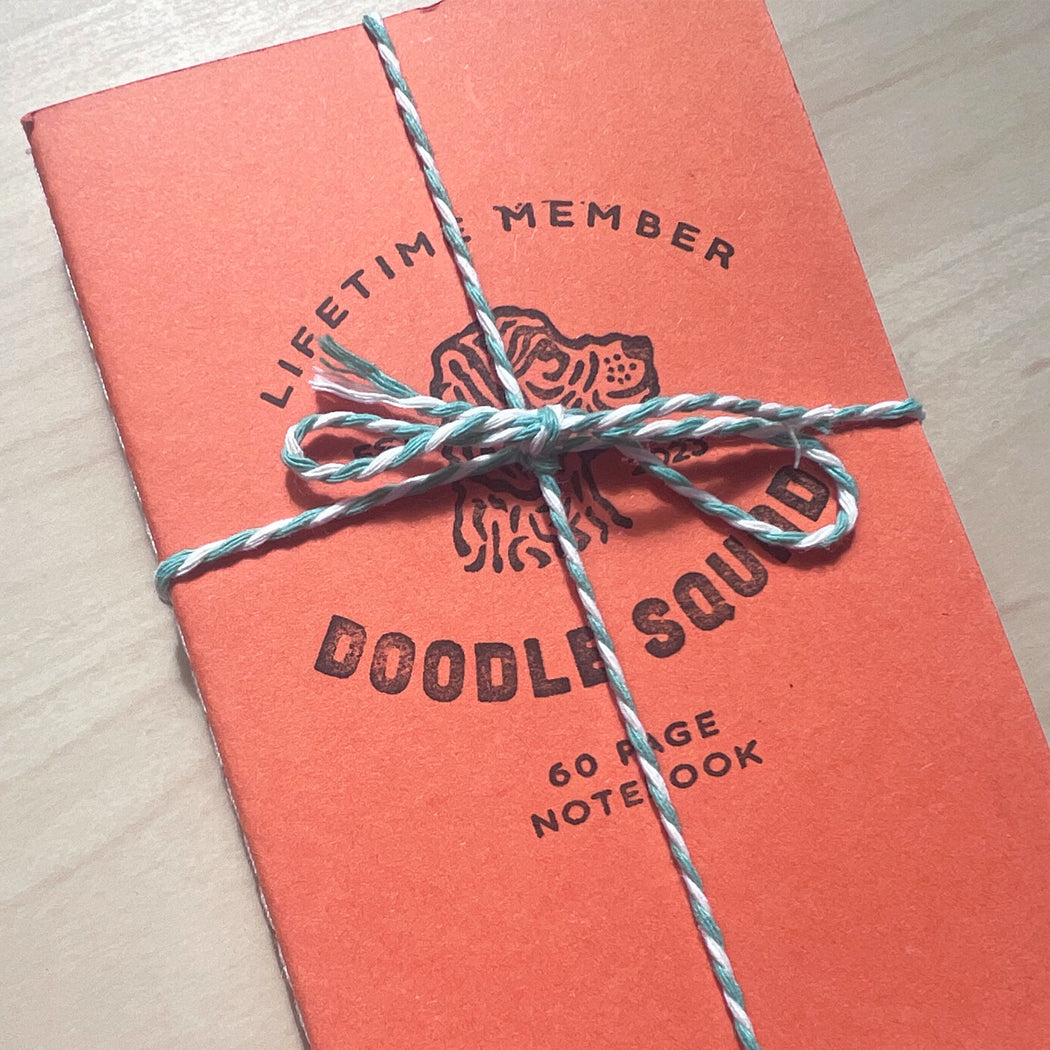 Doodle Squad Pocket Notebooks set of 3 – cute and functional mini journals for dog lovers.