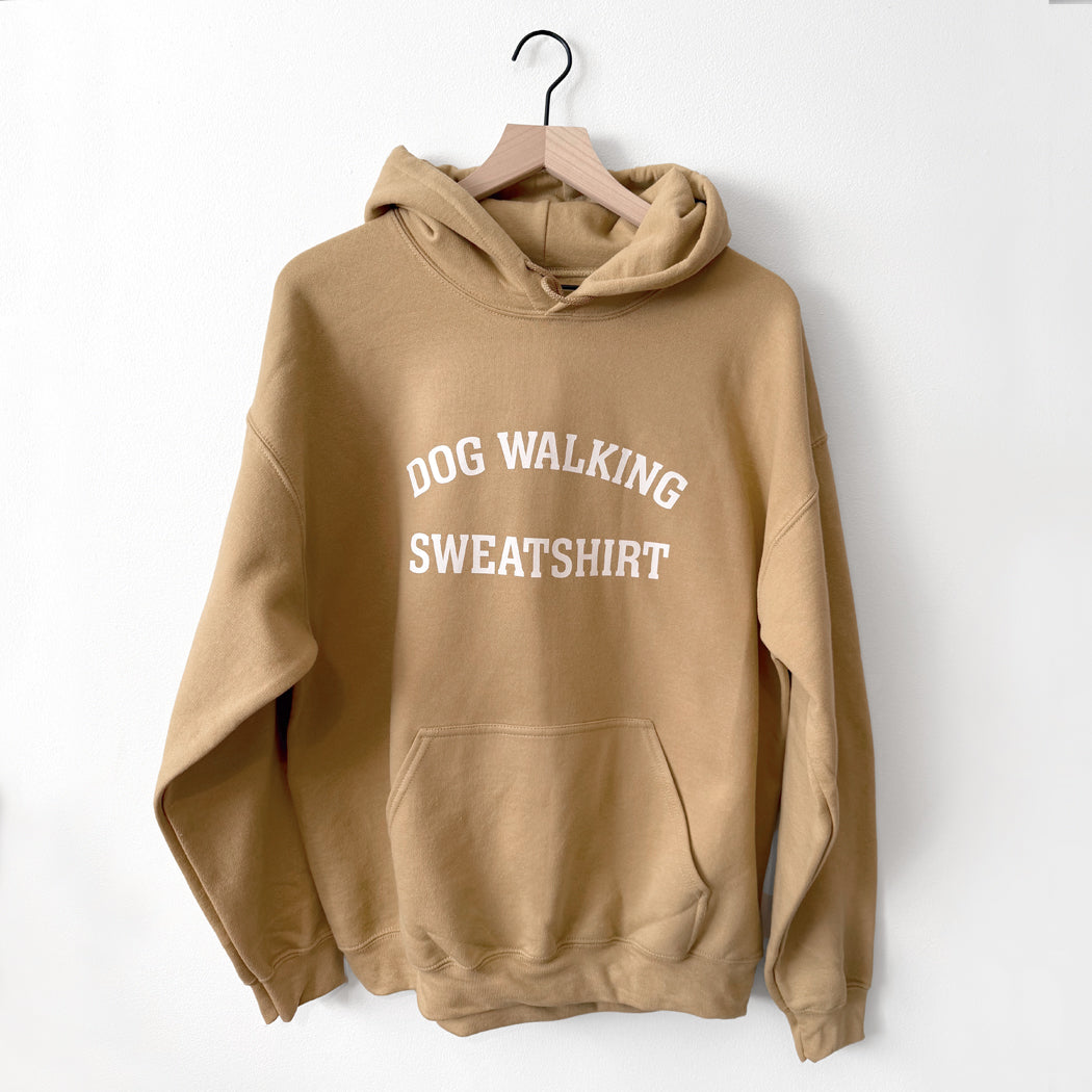 Dog Walking Sweatshirt – Cozy Unisex Hoodie for Dog Lovers