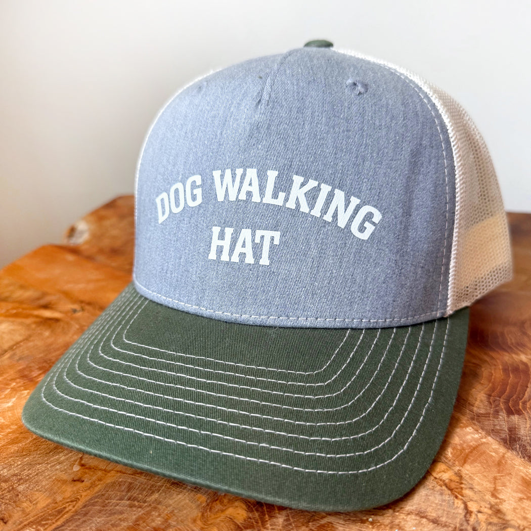 Dog Walking Hat – Trucker cap with mesh back or Dog Dads