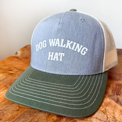 Dog Walking Hat – Trucker cap with mesh back or Dog Dads