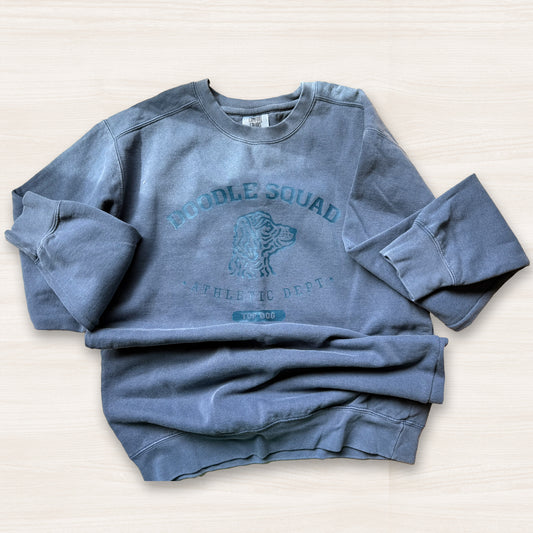 SALE: Doodle Squad Sweatshirt Dark Blue