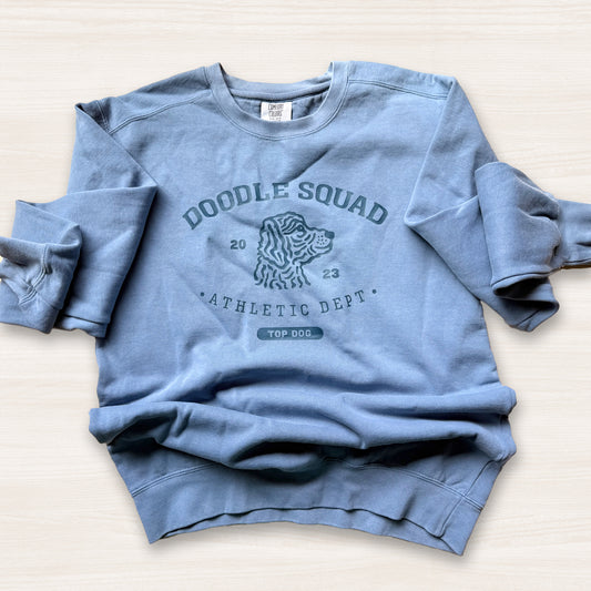 SALE: Doodle Squad Sweatshirt Light Blue 2023