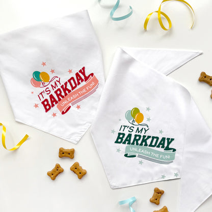 Happy Barkday Dog Bandana – Dog Birthday