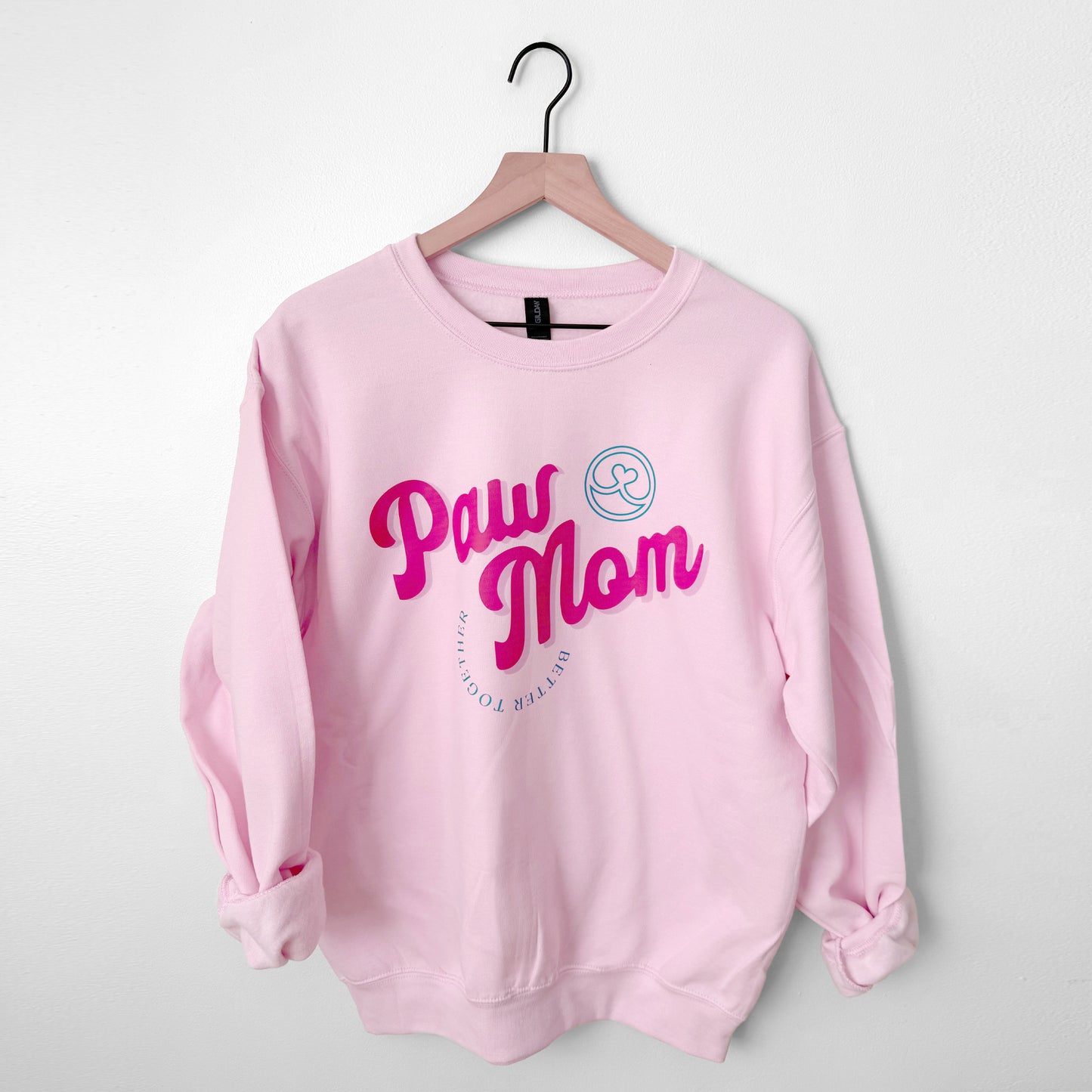 Paw Mom Sweatshirt | Dog Mom Graphic Crewneck