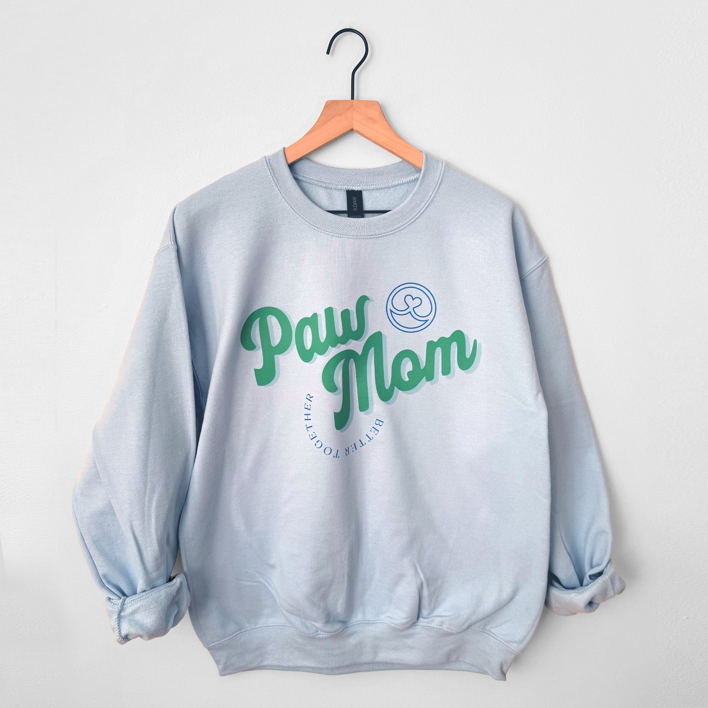 Paw Mom Sweatshirt | Dog Mom Graphic Crewneck