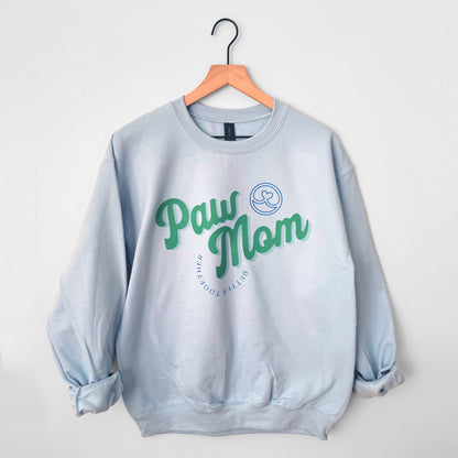 Paw Mom Sweatshirt | Dog Mom Graphic Crewneck