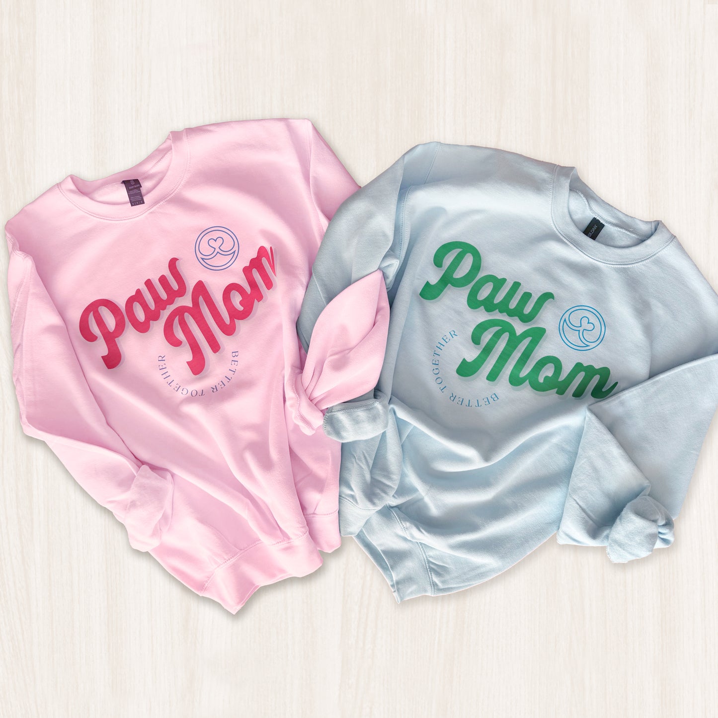 Paw Mom Sweatshirt | Dog Mom Graphic Crewneck
