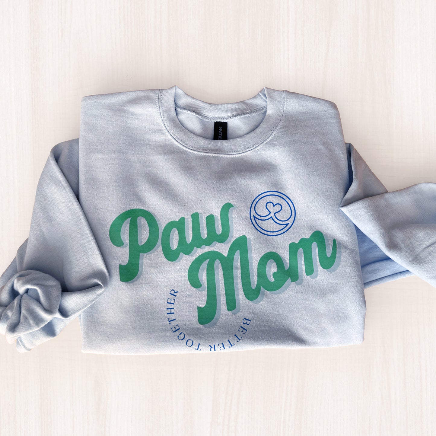 Paw Mom Sweatshirt | Dog Mom Graphic Crewneck