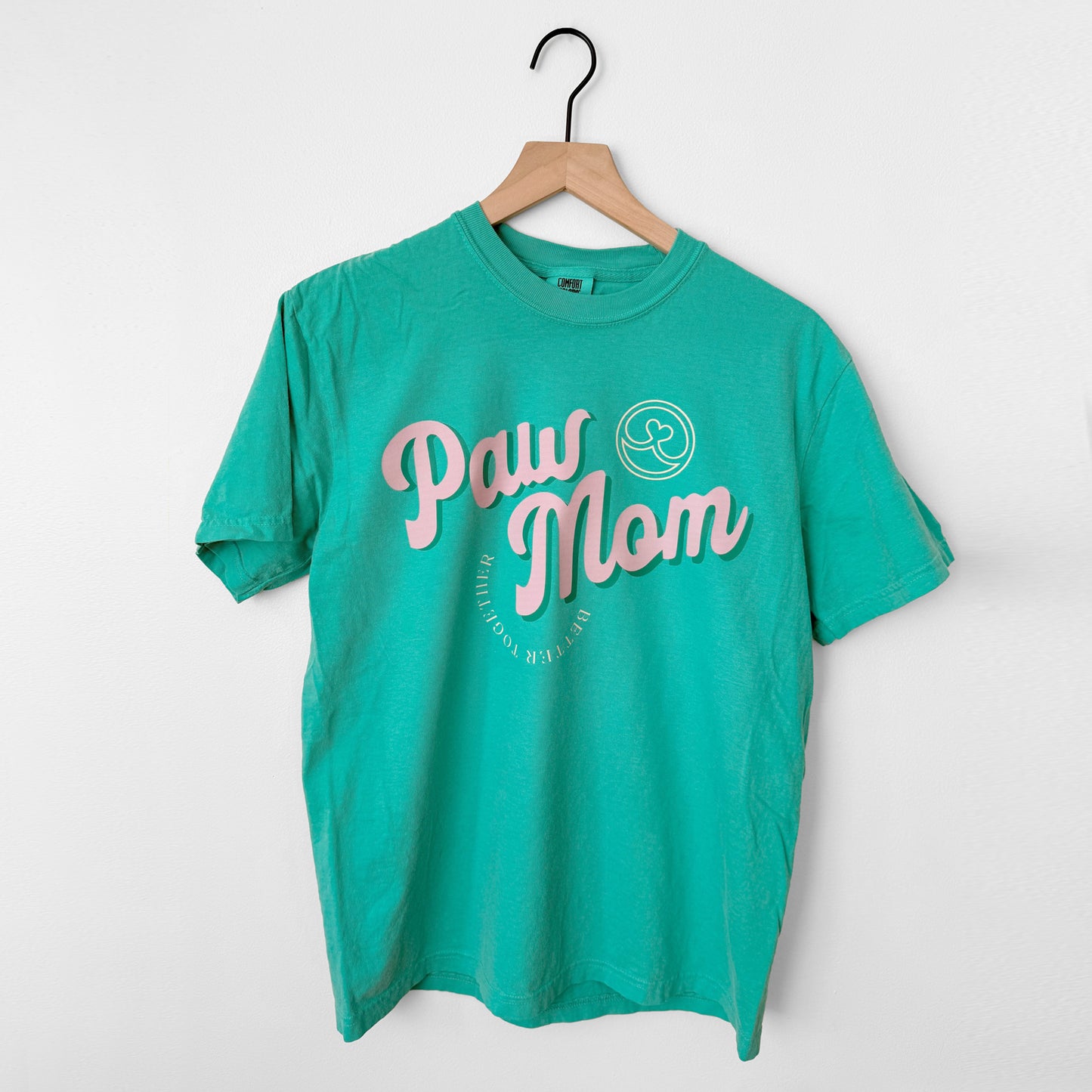 Paw Mom Graphic T-Shirt | Colorful Dog Mom Tee