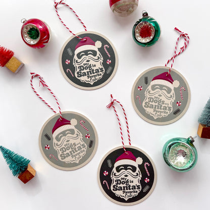 My Dog Is Santa’s Favorite – Dog-Themed Christmas Ornament