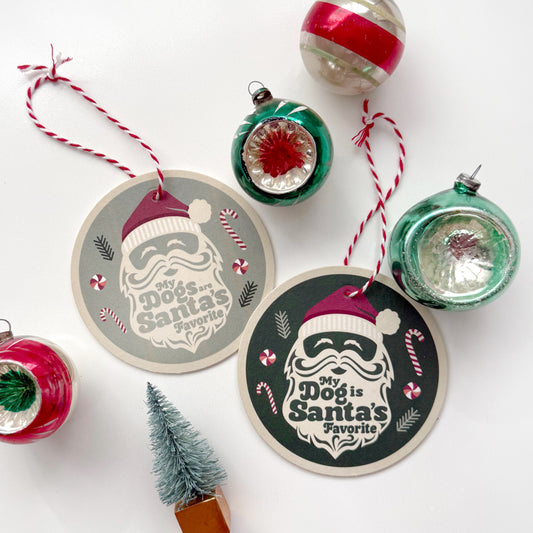 My Dog Is Santa’s Favorite – Dog-Themed Christmas Ornament