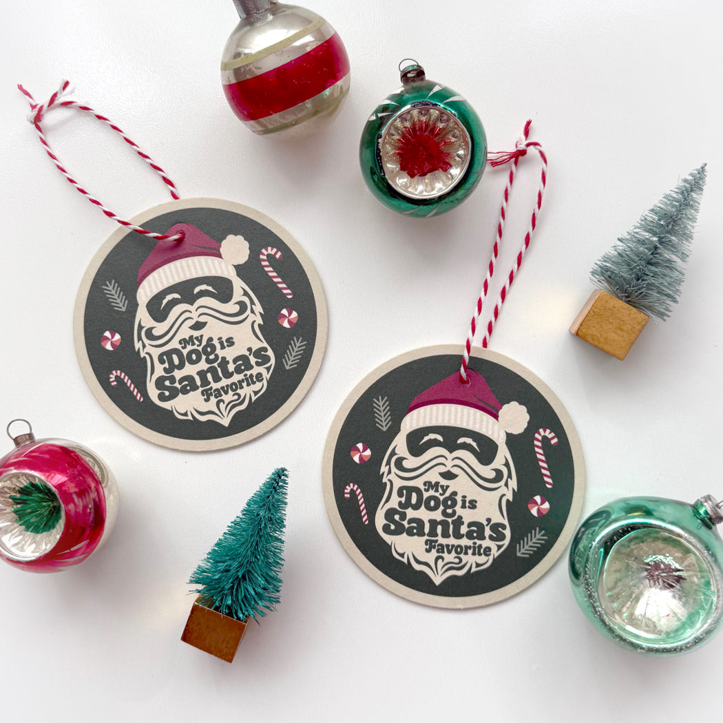 My Dog Is Santa’s Favorite – Dog-Themed Christmas Ornament