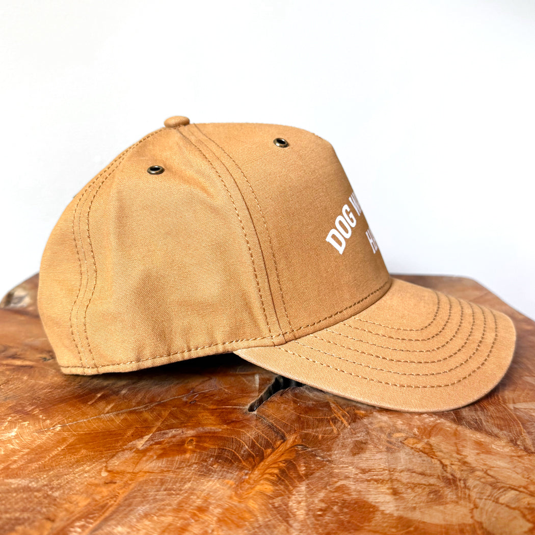 Dog Walking Hat | Classic Cotton Dad Cap for Dog Lovers in Olive, Navy & Wheat