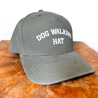 Dog Walking Hat | Classic Cotton Dad Cap for Dog Lovers in Olive, Navy & Wheat